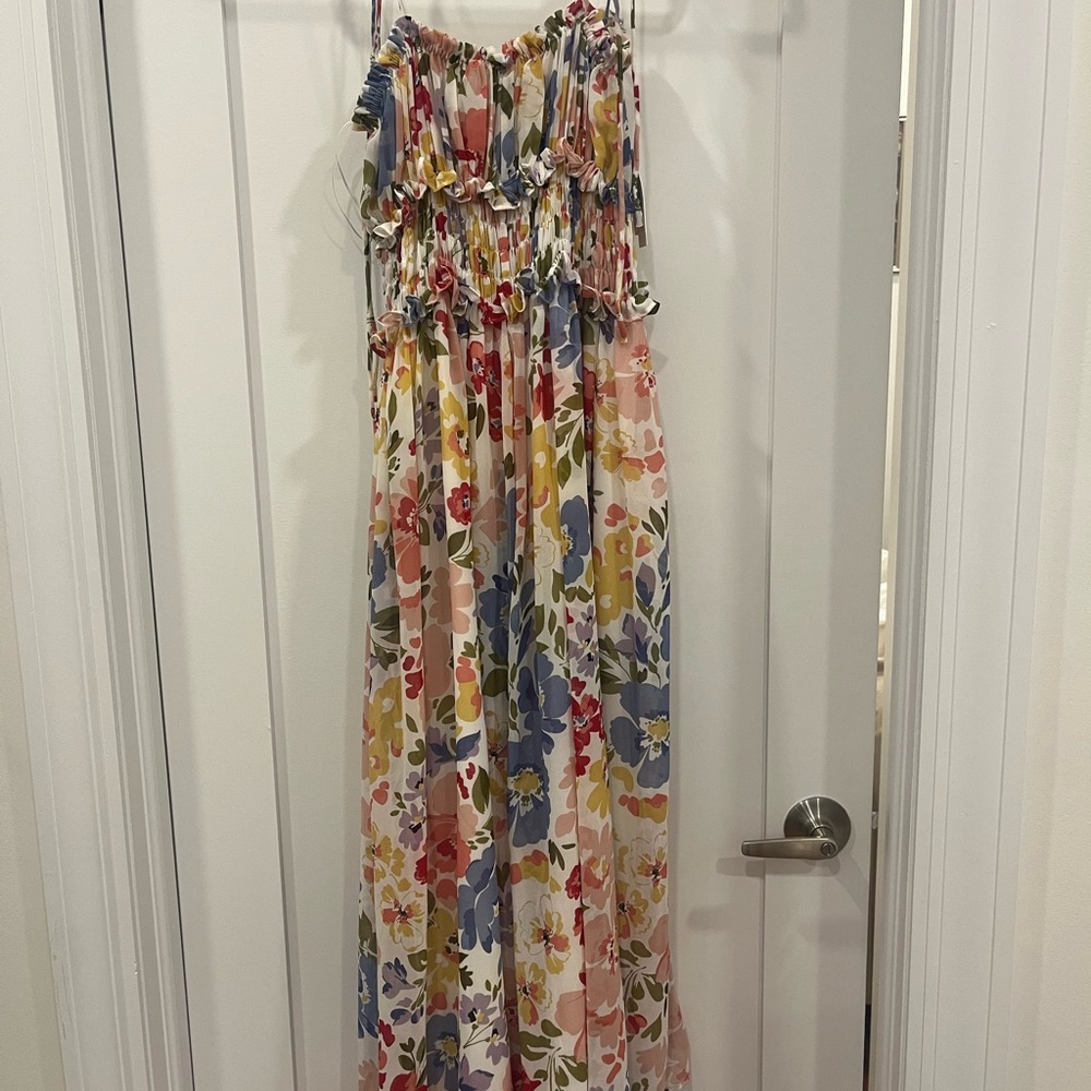 En Saison Floral Maxi Dress - Multicolor